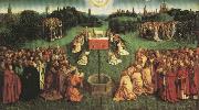 Jan Van Eyck Adoration fo the Mystic Lamb,from the Ghent Altarpiece Sweden oil painting artist